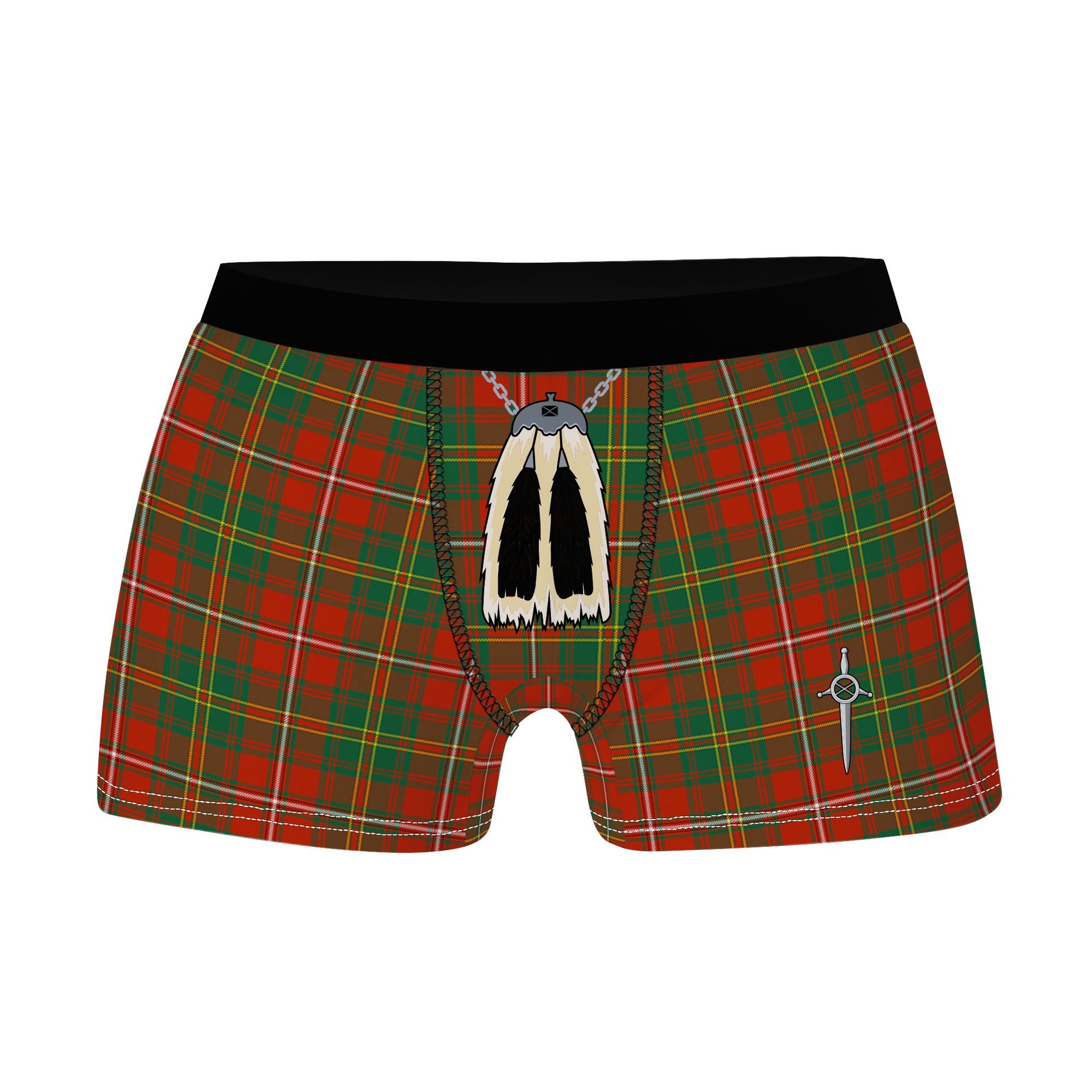 ScotsTee Shop Scottish Hay Ancient Clan Highland Kilt Sporran Tartan Boxer Briefs
