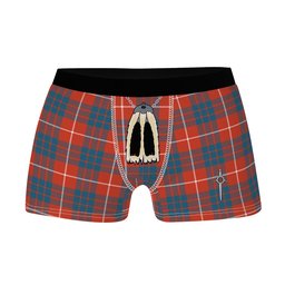 ScotsTee Shop Scottish Hamilton Ancient Clan Highland Kilt Sporran Tartan Boxer Briefs