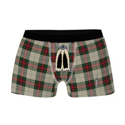 ScotsTee Shop Scottish Hohenzollern Clan Highland Kilt Sporran Tartan Boxer Briefs