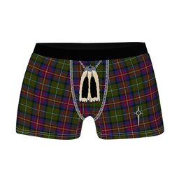 ScotsTee Shop Scottish Hargis Clan Highland Kilt Sporran Tartan Boxer Briefs