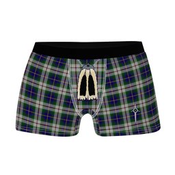 ScotsTee Shop Scottish MacLeod of California Clan Highland Kilt Sporran Tartan Boxer Briefs