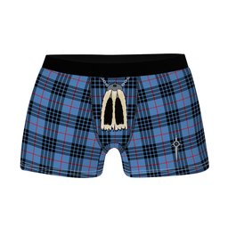 ScotsTee Shop Scottish MacKay Blue Clan Highland Kilt Sporran Tartan Boxer Briefs