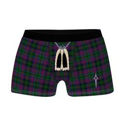 ScotsTee Shop Scottish MacLachlan Hunting Clan Highland Kilt Sporran Tartan Boxer Briefs