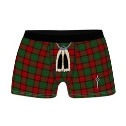 ScotsTee Shop Scottish MacPhail Clan Highland Kilt Sporran Tartan Boxer Briefs