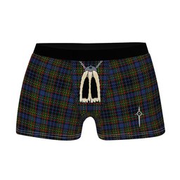 ScotsTee Shop Scottish MacClellan Clan Highland Kilt Sporran Tartan Boxer Briefs