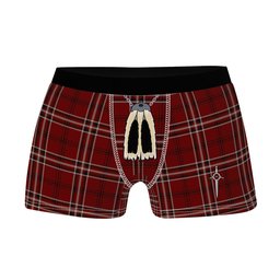 ScotsTee Shop Scottish Lougheed Clan Highland Kilt Sporran Tartan Boxer Briefs