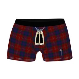 ScotsTee Shop Scottish MacEdward MacGregor Hastie Clan Highland Kilt Sporran Tartan Boxer Briefs
