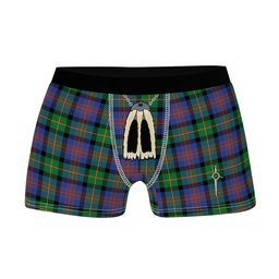 ScotsTee Shop Scottish Logan Ancient Clan Highland Kilt Sporran Tartan Boxer Briefs