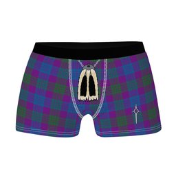 ScotsTee Shop Scottish Lang Modern Clan Clan Highland Kilt Sporran Tartan Boxer Briefs