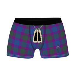 ScotsTee Shop Scottish Lang Modern Clan Clan Highland Kilt Sporran Tartan Boxer Briefs
