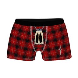 ScotsTee Shop Scottish MacIvor Clan Highland Kilt Sporran Tartan Boxer Briefs