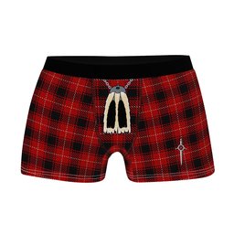 ScotsTee Shop Scottish MacIvor Clan Highland Kilt Sporran Tartan Boxer Briefs