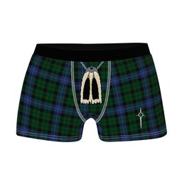 ScotsTee Shop Scottish MacIntyre Clan Highland Kilt Sporran Tartan Boxer Briefs
