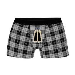 ScotsTee Shop Scottish MacLeod Black and White Clan Highland Kilt Sporran Tartan Boxer Briefs