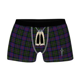 ScotsTee Shop Scottish MacCallum of Berwick Clan Highland Kilt Sporran Tartan Boxer Briefs