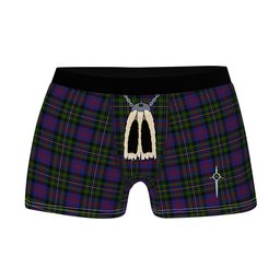 ScotsTee Shop Scottish MacCallum of Berwick Clan Highland Kilt Sporran Tartan Boxer Briefs