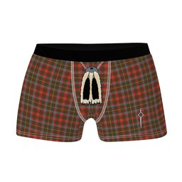 ScotsTee Shop Scottish MacIntosh Hunting Weathered Clan Highland Kilt Sporran Tartan Boxer Briefs
