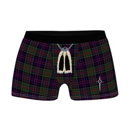 ScotsTee Shop Scottish MacDonald of Clanranald Clan Highland Kilt Sporran Tartan Boxer Briefs
