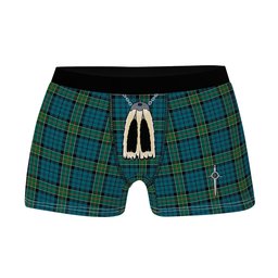 ScotsTee Shop Scottish Kirkpatrick Clan Highland Kilt Sporran Tartan Boxer Briefs