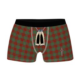 ScotsTee Shop Scottish MacDonald of Kingsburgh Clan Highland Kilt Sporran Tartan Boxer Briefs