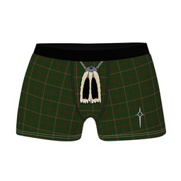 ScotsTee Shop Scottish MacKinnon Hunting Clan Highland Kilt Sporran Tartan Boxer Briefs