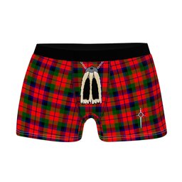 ScotsTee Shop Scottish MacNachten Modern Clan Highland Kilt Sporran Tartan Boxer Briefs