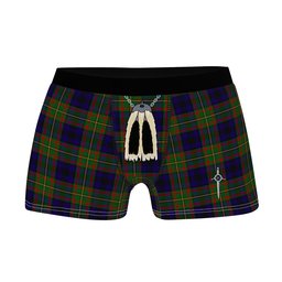 ScotsTee Shop Scottish MacLeish Clan Highland Kilt Sporran Tartan Boxer Briefs