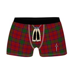 ScotsTee Shop Scottish MacLintock 1880 Clan Highland Kilt Sporran Tartan Boxer Briefs