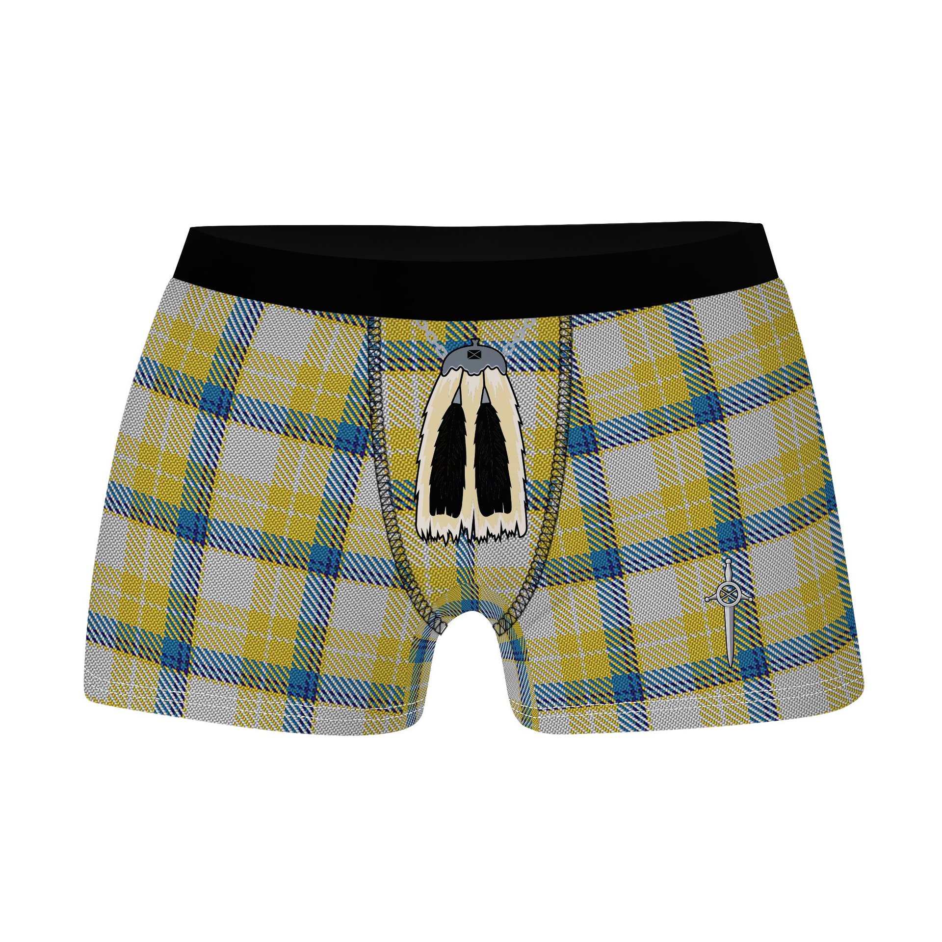 ScotsTee Shop Scottish MacGrath Clan Highland Kilt Sporran Tartan Boxer Briefs