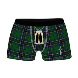 ScotsTee Shop Scottish MacAlpine 1906 Clan Highland Kilt Sporran Tartan Boxer Briefs