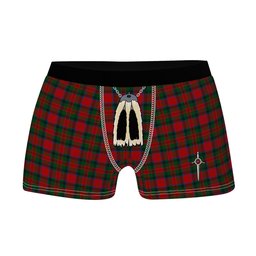 ScotsTee Shop Scottish MacDuff Clan Highland Kilt Sporran Tartan Boxer Briefs