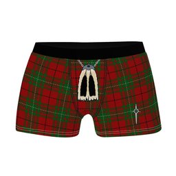 ScotsTee Shop Scottish MacAulay Clan Highland Kilt Sporran Tartan Boxer Briefs