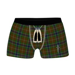 ScotsTee Shop Scottish MacLean of Kingairloch Clan Highland Kilt Sporran Tartan Boxer Briefs