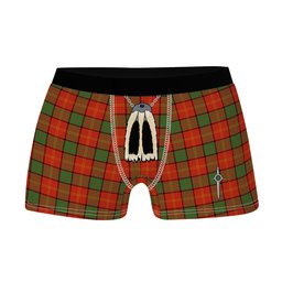ScotsTee Shop Scottish Kirk Ancient Clan Highland Kilt Sporran Tartan Boxer Briefs
