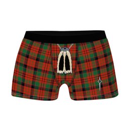 ScotsTee Shop Scottish MacNicol Ancient Clan Highland Kilt Sporran Tartan Boxer Briefs