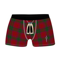 ScotsTee Shop Scottish MacNab Clan Clan Highland Kilt Sporran Tartan Boxer Briefs