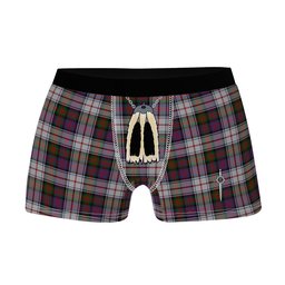 ScotsTee Shop Scottish MacDonald Dress Modern Clan Highland Kilt Sporran Tartan Boxer Briefs