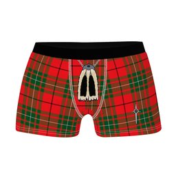 ScotsTee Shop Scottish MacAuley Modern Clan Highland Kilt Sporran Tartan Boxer Briefs