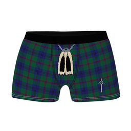 ScotsTee Shop Scottish Lawrie Clan Highland Kilt Sporran Tartan Boxer Briefs