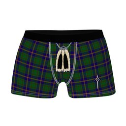 ScotsTee Shop Scottish Leatherneck Clan Highland Kilt Sporran Tartan Boxer Briefs