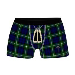 ScotsTee Shop Scottish Lamont Modern Clan Highland Kilt Sporran Tartan Boxer Briefs