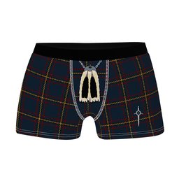 ScotsTee Shop Scottish MacLaine of Lochbuie Hunting Clan Highland Kilt Sporran Tartan Boxer Briefs