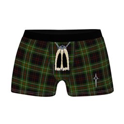 ScotsTee Shop Scottish MacDiarmid Clan Highland Kilt Sporran Tartan Boxer Briefs
