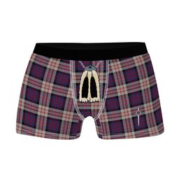 ScotsTee Shop Scottish MacDonald Pattern of Plaids Clan Highland Kilt Sporran Tartan Boxer Briefs