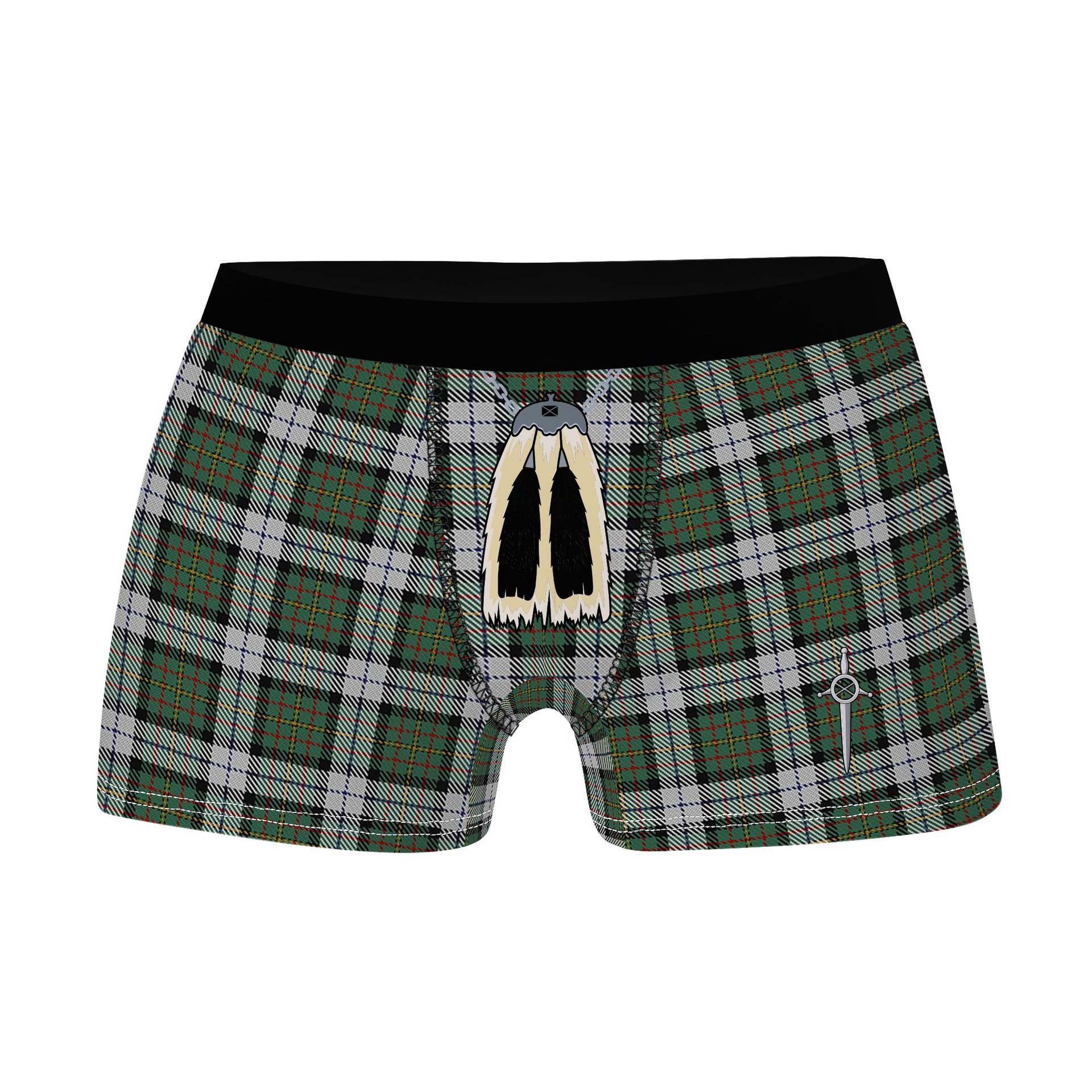 ScotsTee Shop Scottish MacLaren Dress Clan Highland Kilt Sporran Tartan Boxer Briefs