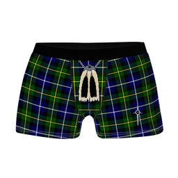 ScotsTee Shop Scottish MacNeill of Barra Modern Clan Highland Kilt Sporran Tartan Boxer Briefs