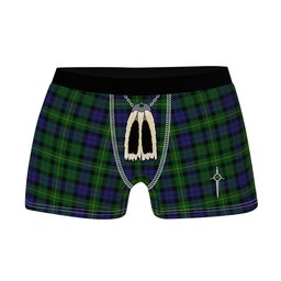 ScotsTee Shop Scottish MacBride Clan Highland Kilt Sporran Tartan Boxer Briefs