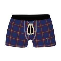 ScotsTee Shop Scottish MacLaine of Lochbuie Clan Highland Kilt Sporran Tartan Boxer Briefs