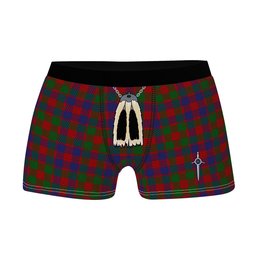 ScotsTee Shop Scottish MacGowan Clan Highland Kilt Sporran Tartan Boxer Briefs