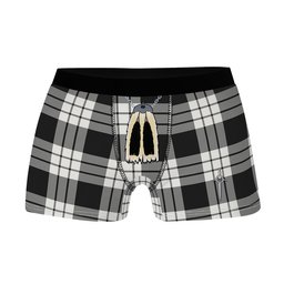 ScotsTee Shop Scottish MacFarlane Black White Clan Highland Kilt Sporran Tartan Boxer Briefs